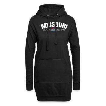 Missouri Proud Home Cadeau - Sweat-shirt à capuche long Femme - noir - Devant