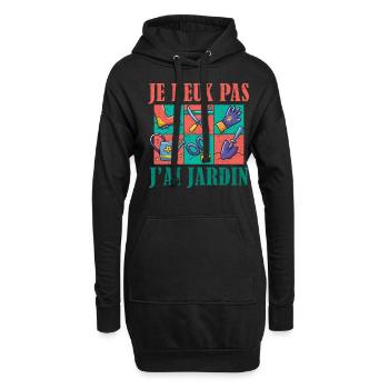 Garden Tools Gardener Gardening I Have Garden - Hoodie-Kleid - Schwarz - Vorne