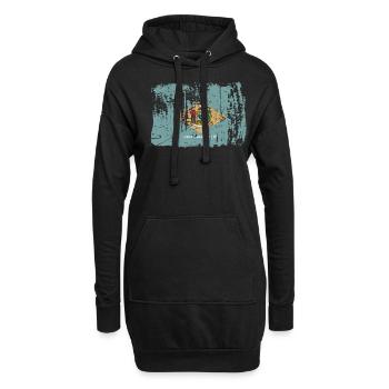 Delaware Home Pride Geschenk - Hoodie-Kleid - Schwarz - Vorne