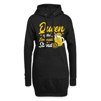 Jus de citron Jus de citron Limonade - Sweat-shirt à capuche long Femme - noir - Devant