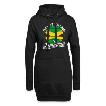 Jamaïque Fierté jamaïcaine Drapeau jamaïcain - Sweat-shirt à capuche long Femme - noir - Devant