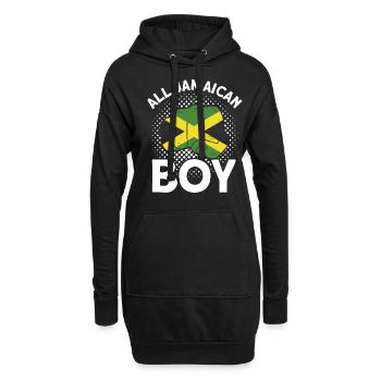 Jamaïque Fierté jamaïcaine Drapeau jamaïcain - Sweat-shirt à capuche long Femme - noir - Devant