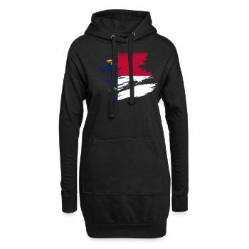 North Carolina home geschenk - Hoodie-Kleid - Schwarz - Vorne