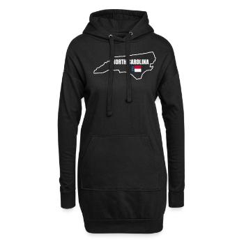 Cadeau pour les résidents de Caroline du Nord - Sweat-shirt à capuche long Femme - noir - Devant