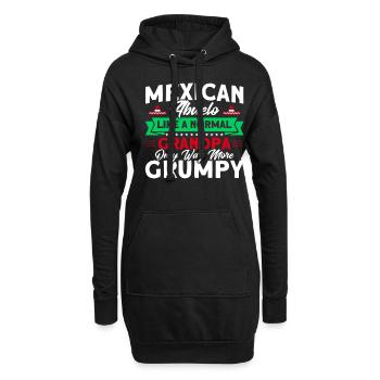 Mexiko Mexikanische Wurzeln Geschenk - Hoodie-Kleid - Schwarz - Vorne