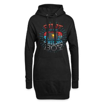 Tante du joueur Amateur de jeux vidéo Gamer - Sweat-shirt à capuche long Femme - noir - Devant