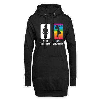 Lgbtq-gleichstellungsgeschenk - Hoodie-Kleid - Schwarz - Vorne