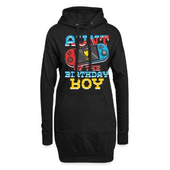 Tante de Gamer Amateur de jeux vidéo Gamer - Sweat-shirt à capuche long Femme - noir - Devant
