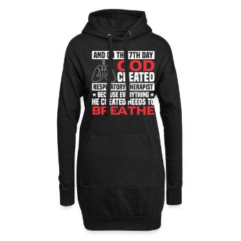 Respiratory therapists Respiratory therapist Occupational therapists - Hoodie Dress - black - Front