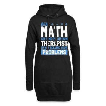 Math Mathematics Science Math Gift - Hoodie Dress - black - Front