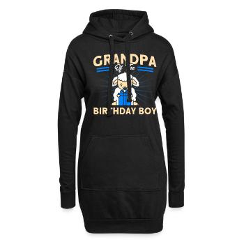 Schafzucht Landwirt Nutztier Schafe Geschenk - Hoodie-Kleid - Schwarz - Vorne