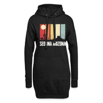 Sedona Arizona National Park Cactus Souvenir Campin - Sweat-shirt à capuche long Femme - noir - Devant