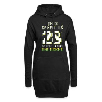 This Gamer Video Game Lover Gamer Age 28 - Hoodie-Kleid - Schwarz - Vorne