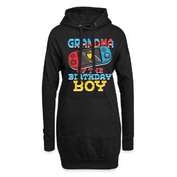 Grandmom Of Gamer Video Game Lover Gamer - Hoodie-Kleid - Schwarz - Vorne