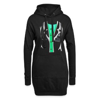 Drôle de costume de médecin d’hôpital pour Halloween - Sweat-shirt à capuche long Femme - noir - Devant