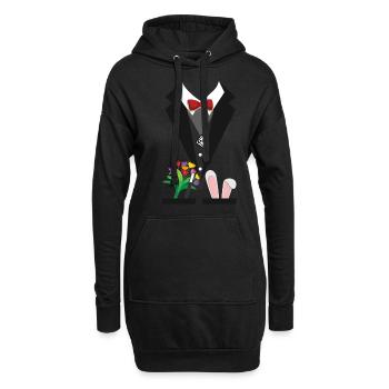 Funny Magician Costume For Halloween - Hoodie-Kleid - Schwarz - Vorne