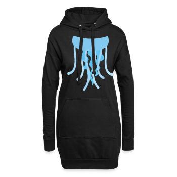 Funny Animal Jellyfish Costume For Halloween - Hoodie-Kleid - Schwarz - Vorne