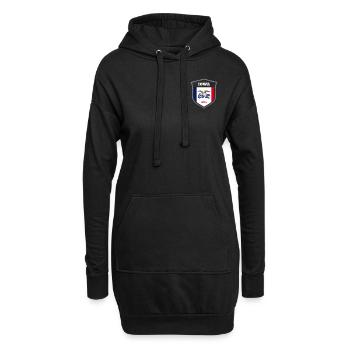 Iowa - Sweat-shirt à capuche long Femme - noir - Devant