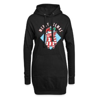 Merry Pigmas - Hoodie-Kleid - Schwarz - Vorne