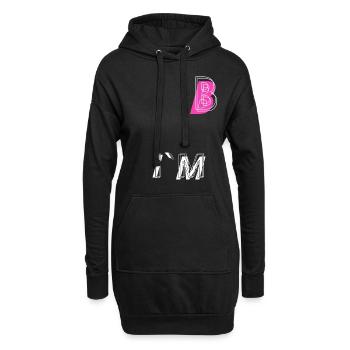 Je suis Bisexuel - Je suis B LGBT Tolérance Liberté - Sweat-shirt à capuche long Femme - noir - Devant