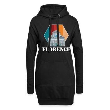 Kathedrale von Florenz Toskana Kuppel Italienische - Hoodie-Kleid - Schwarz - Vorne