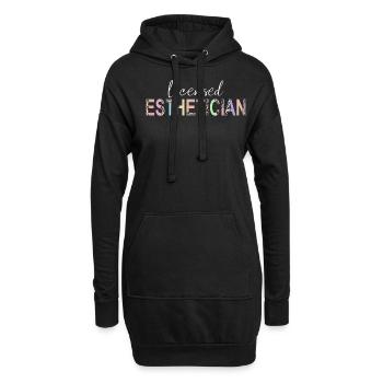 Cosmetologist Skin Therapist Licensed Esthetician - Hoodie-Kleid - Schwarz - Vorne