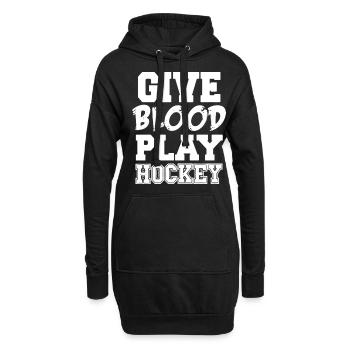 Rock Devil Monster Brave Cowboy Punk - Hoodie-Kleid - Schwarz - Vorne