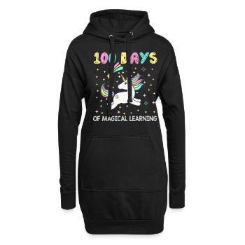 Magical 100th Day Of Magical 100 Days Of School - Hoodie Dress - black - Front