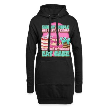 Citation Sweet Tooth Cake Bakery - Sweat-shirt à capuche long Femme - noir - Devant