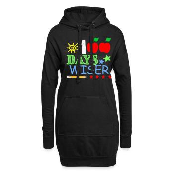 Pencil 100th Day Wiser 100 Days Of School - Hoodie Dress - black - Front