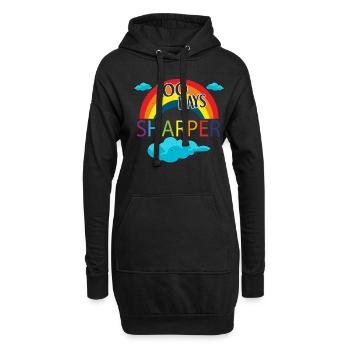 Rainbow Student 100th Day Sharper Days Of School - Hoodie Dress - black - Front