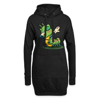 Chenille - Sweat-shirt à capuche long Femme - noir - Devant
