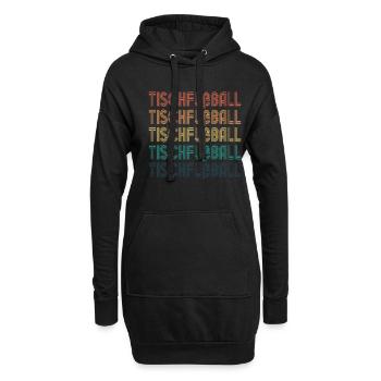 Tischfußball Profi Tischfußballer - Hoodie-Kleid - Schwarz - Vorne