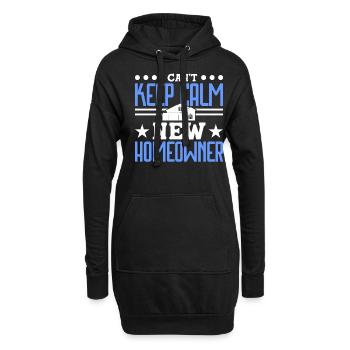 Queen bought homeowner homeowner - Hoodie Dress - black - Front