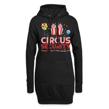 Zircus Security Circus Party Zircus Clothing - Hoodie-Kleid - Schwarz - Vorne