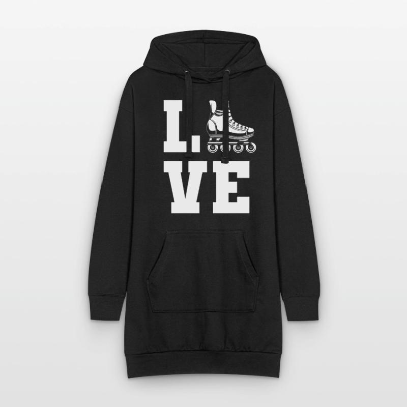 Inline Skating Inline Skating Gift Hoodie Dress