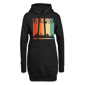 Liverpool - Hoodie-Kleid - Schwarz - Vorne