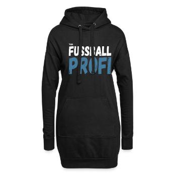 Tischfußball Profi Tischfußballer - Hoodie-Kleid - Schwarz - Vorne