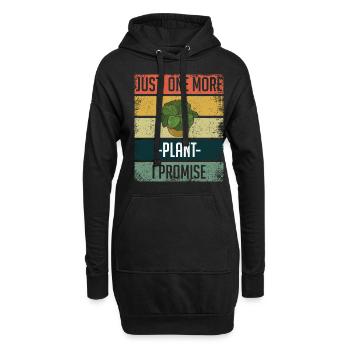 Noch ein Pflanzenbauer Garten Hobbygärtner - Hoodie-Kleid - Schwarz - Vorne