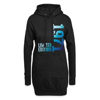 Seit 1971 Jahr 1971 Retro Jahrgang 1971 Geburt - Hoodie-Kleid - Schwarz - Vorne