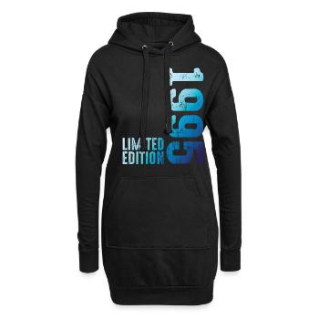 Seit 1995 Jahr 1995 Retro Jahrgang 1995 Geburt - Hoodie-Kleid - Schwarz - Vorne
