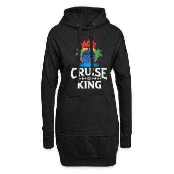 Kreuzfahrt - Hoodie-Kleid - Schwarz - Vorne