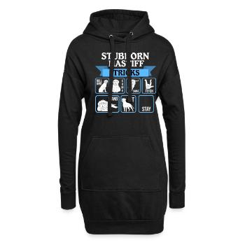 Mastiff - Hoodie-Kleid - Schwarz - Vorne