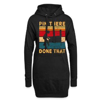 Pub Sports Flipperautomat - Retro-Flipperspiel - Hoodie-Kleid - Schwarz - Vorne