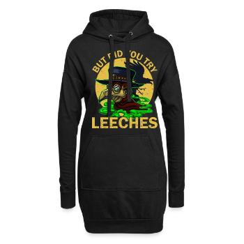 Pestdoktor Mittelalter Doctor Arzt Doktor - Hoodie-Kleid - Schwarz - Vorne
