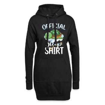 Cadeau Sleeping Sweet - Sweat-shirt à capuche long Femme - noir - Devant