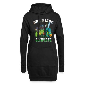 3rd Grade Bye Schools Out Last Class Day Of Summer - Sweat-shirt à capuche long Femme - noir - Devant