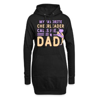 Cheerleader Cheerleading Gymnastique Danseuse - Sweat-shirt à capuche long Femme - noir - Devant