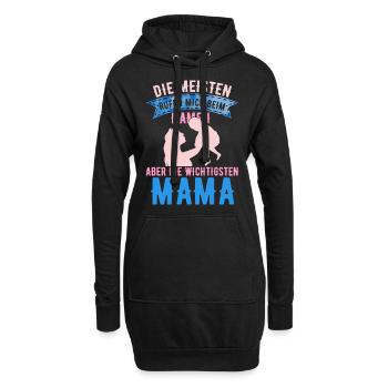DIE MEISTEN RUFEN MICH BEIM NAMEN, ABER DIE WIC... - Hoodie-Kleid - Schwarz - Vorne