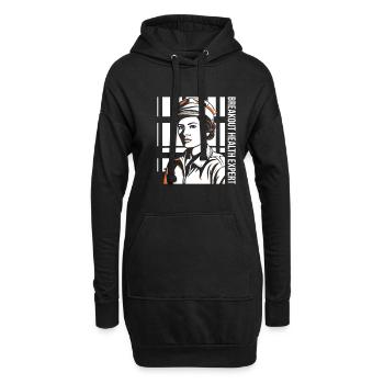 Infirmière spécialisée en services correctionnels en santé - Sweat-shirt à capuche long Femme - noir - Devant